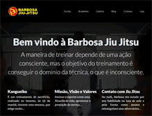 Tablet Screenshot of barbosajj.com.br